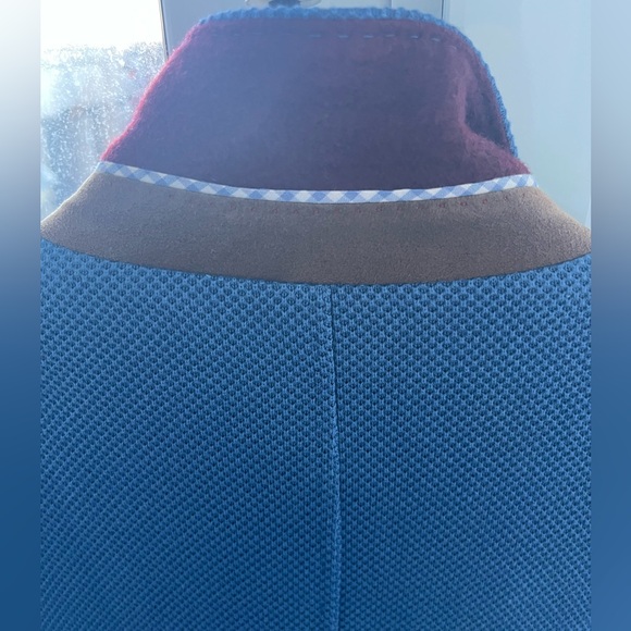 Blue cotton casual Blazer Massimo Dutti - Picture 3 of 9